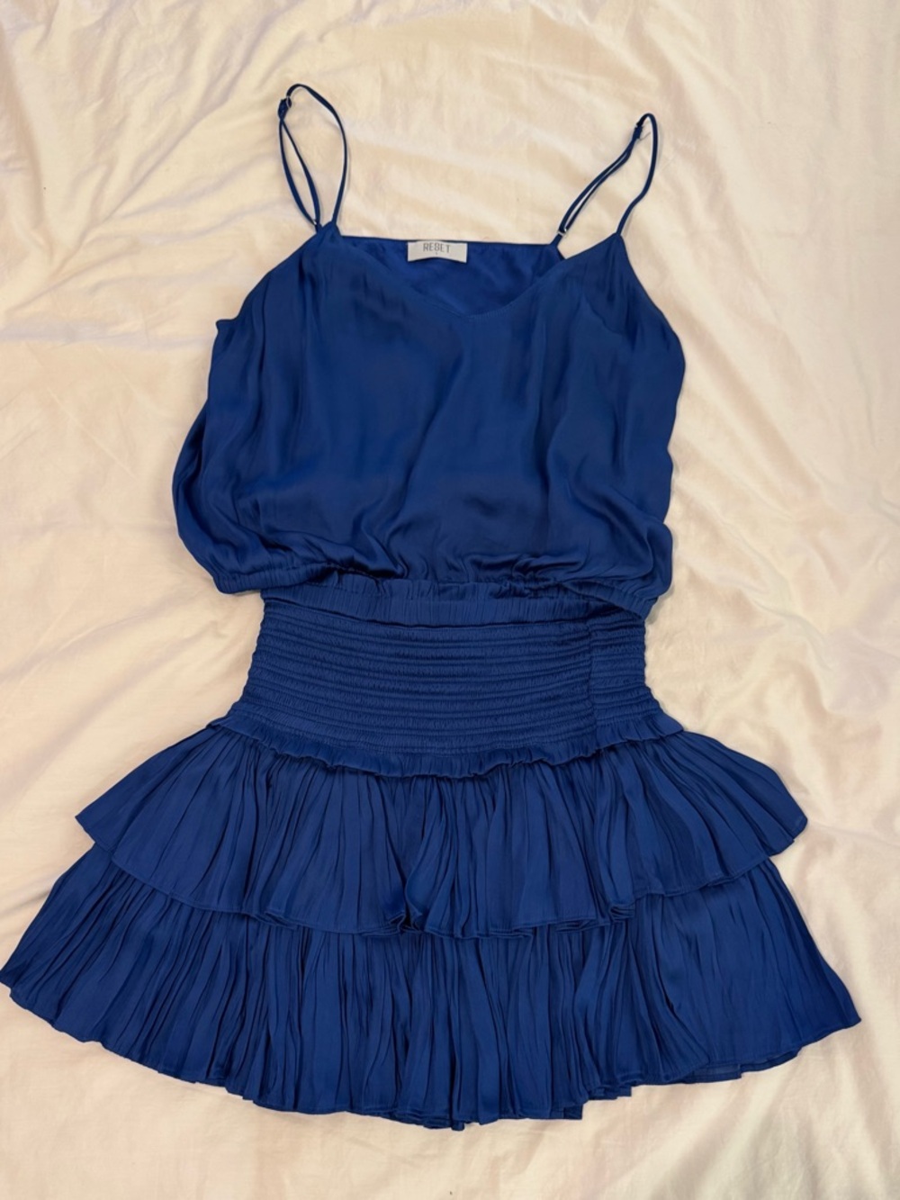 Royal Blue Tiered Ruffle Mini Set